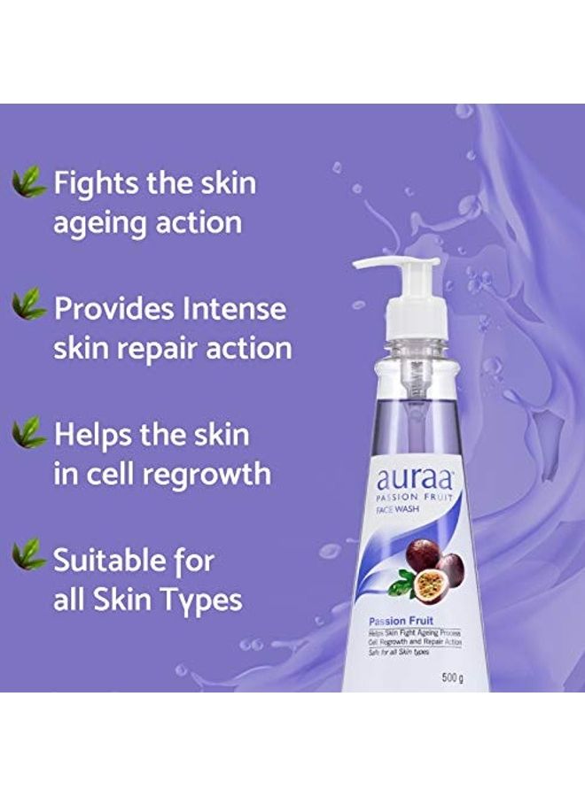 أورا غسول الوجه باشن فروت متعدد الألوان 500جرام - Image 4