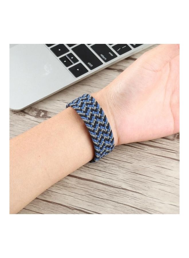 BGM - Single Loop Weaving Nylon Replacement Watchband For Apple Watch Series 6/SE/5/4 Multicolour - Image 1