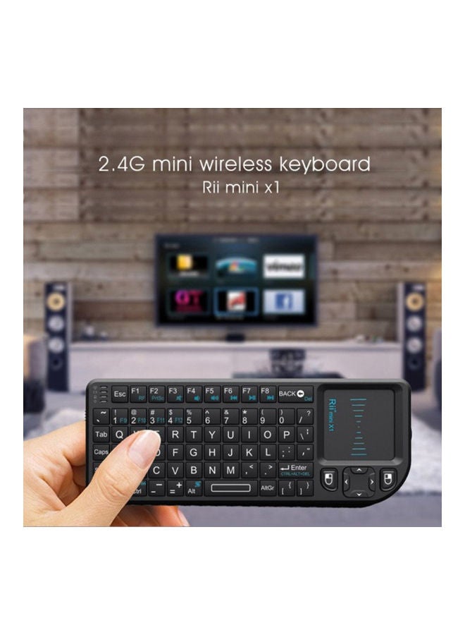 Mini X1 Portable Wireless Keyboard Black