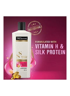 Tresemme Smooth & Shine Conditioner, with Vitamin H & Silk Protein White 340ml  - Image 4