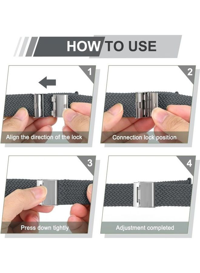 BGM Replacement Strap Watchband For Apple Watch Series 6/SE/5/4/3/2/1  42 - 44mm Gray - Image 5