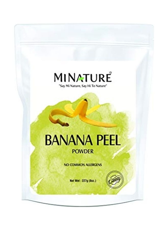 mi nature - Banana Peel Powder For Skin Care Green 227grams - Image 1