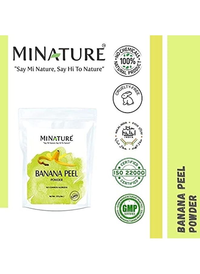 mi nature - Banana Peel Powder For Skin Care Green 227grams - Image 1