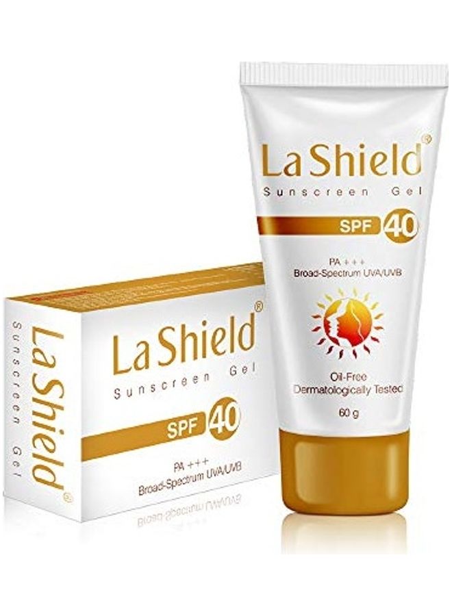 La Shield - 2-Pack Anti Acne Sunscreen Gel Set White 60grams - Image 1