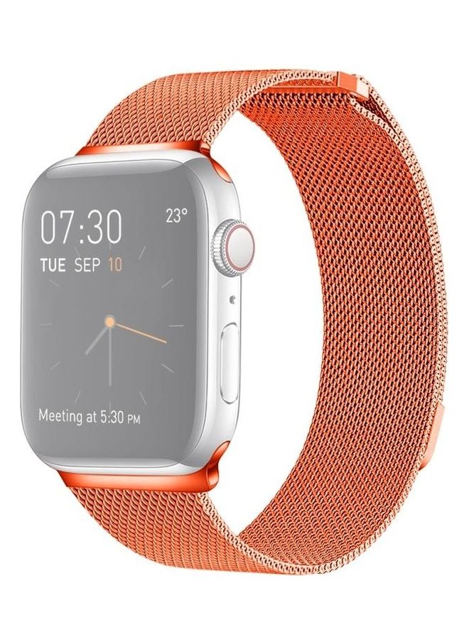 BGM Replacement Strap Watchband for Apple Watch Series 1/2/3 42mm Orange - Image 1