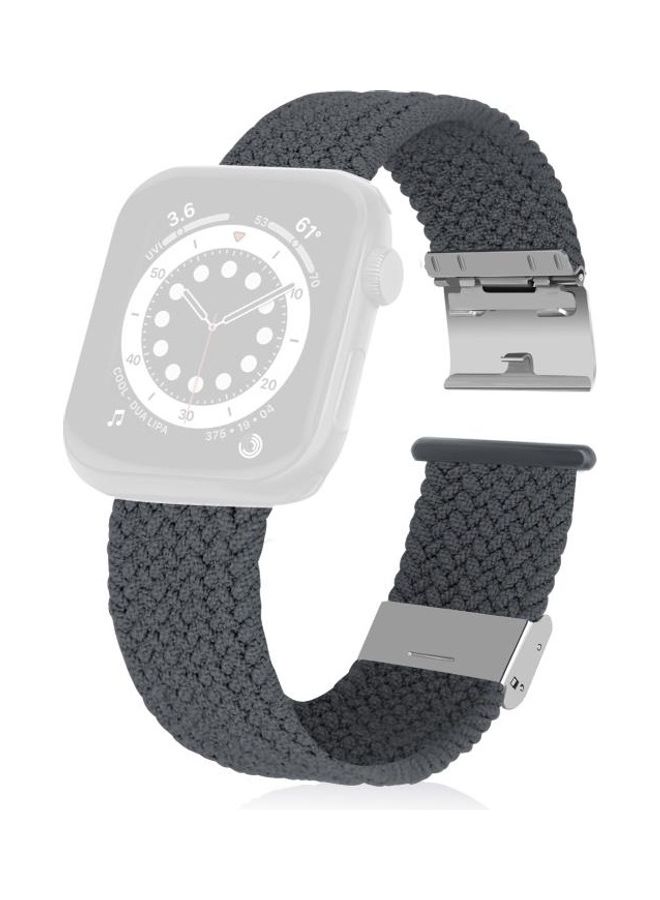 BGM Replacement Strap Watchband For Apple Watch Series 6/SE/5/4/3/2/1  42 - 44mm Grey - Image 1