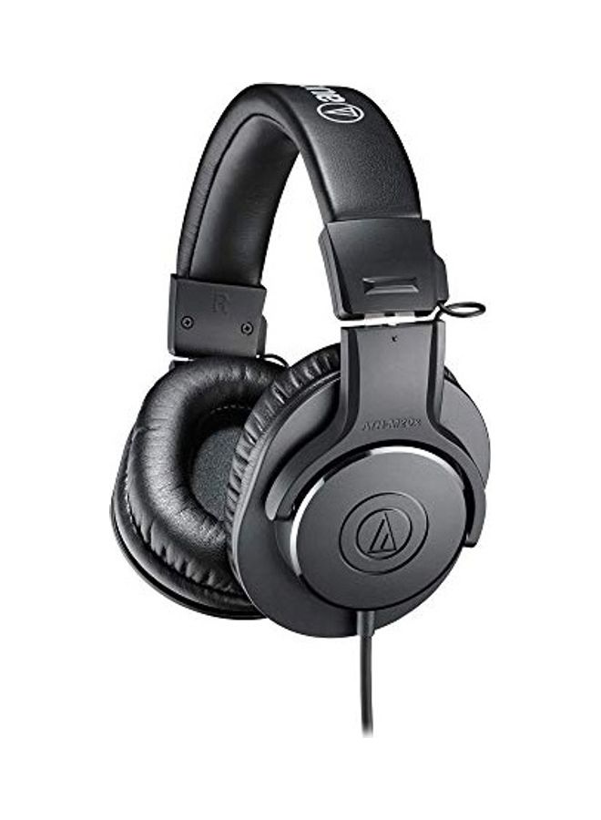 audio-technica - ATH-M20X Professional Studio Monitor Headphones Black - Image 1