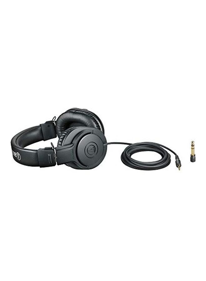 audio-technica - ATH-M20X Professional Studio Monitor Headphones Black - Image 1