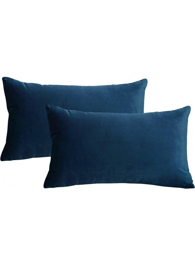 benefit 2-Piece Decorative Pillow Set Blue 30x50cm - Image 1