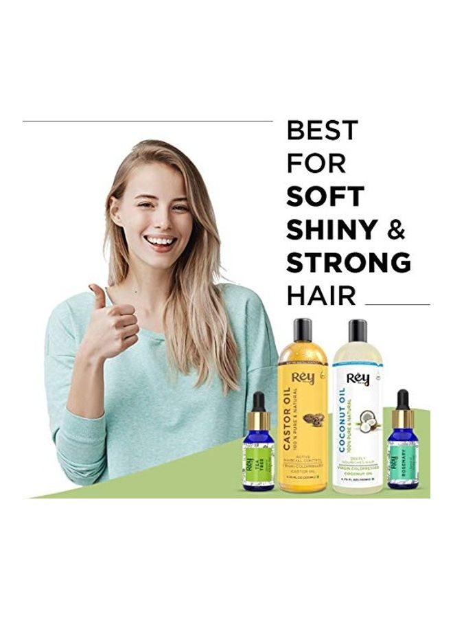 Pack of 4 Hair Oil Kit Multicolour 200ml