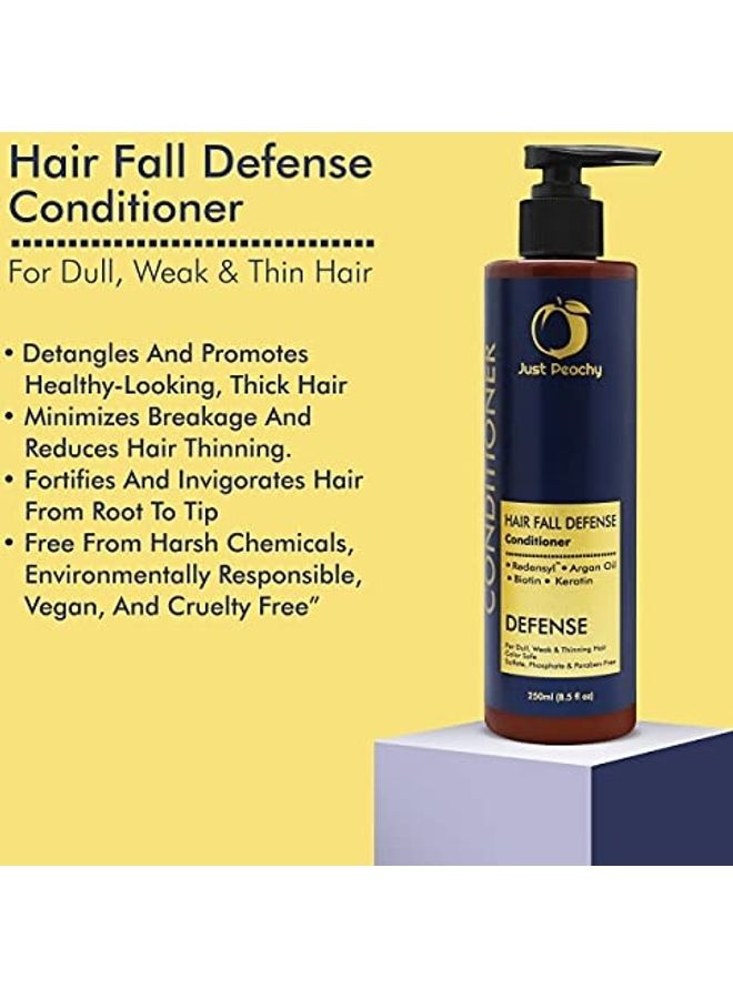 Just Peachy Hair Fall Defense Conditioner Blue 1.9x7.0x1.9inch - Image 3