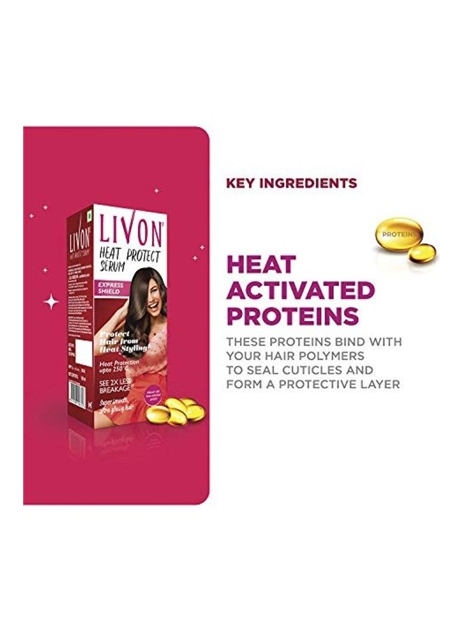 Livon - Heat Protect Serum for Protection Pink 100ml - Image 1