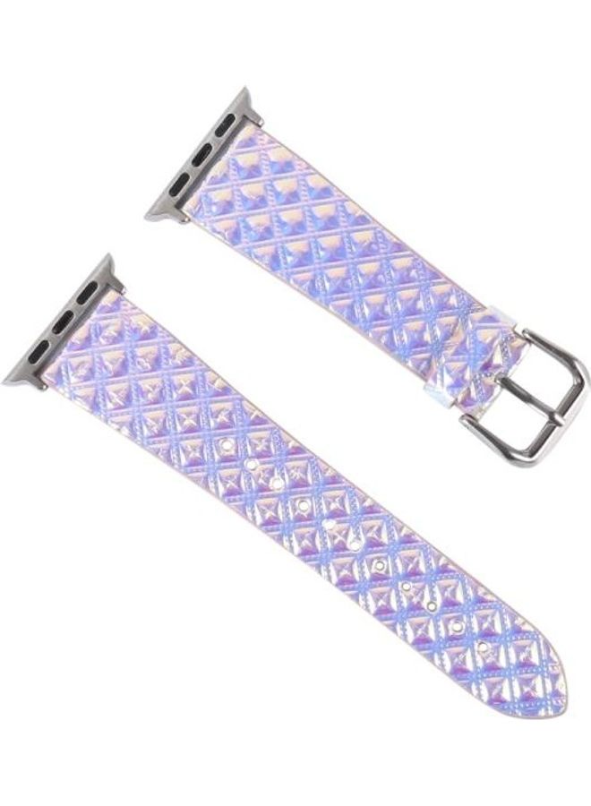 BGM Fish Scale Texture Replacement Strap For Apple Watch 6/SE/5/4 44mm And 3/2/1 42mm Multicolour - Image 1