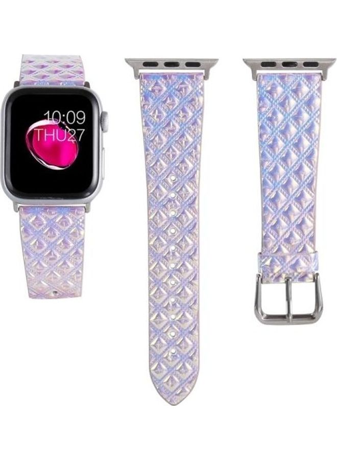 BGM Fish Scale Texture Replacement Strap For Apple Watch 6/SE/5/4 44mm And 3/2/1 42mm Multicolour - Image 2