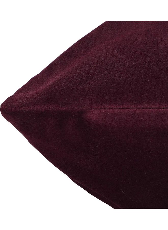 بينيفت طقم وسائد ديكور مخملية مكون من 4 قطع أحمر 30x30سم - Image 4