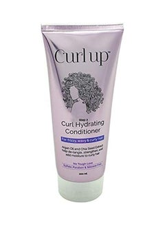 Curl Up Hydrating Silicone Free Conditioner White 200ml  - Image 1