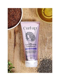 Curl Up Hydrating Silicone Free Conditioner White 200ml  - Image 4