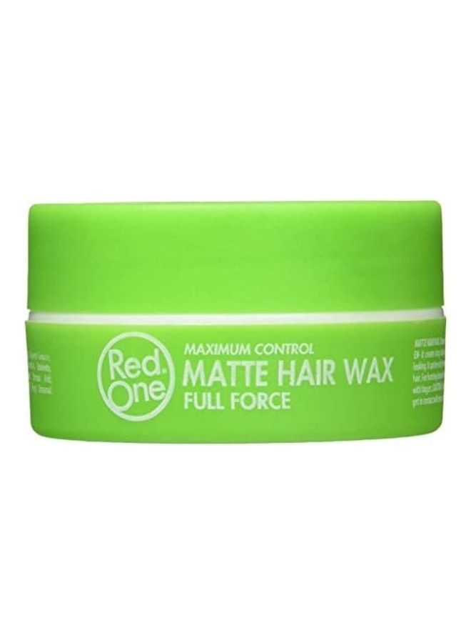 One Matte Hair Wax Green 150ml