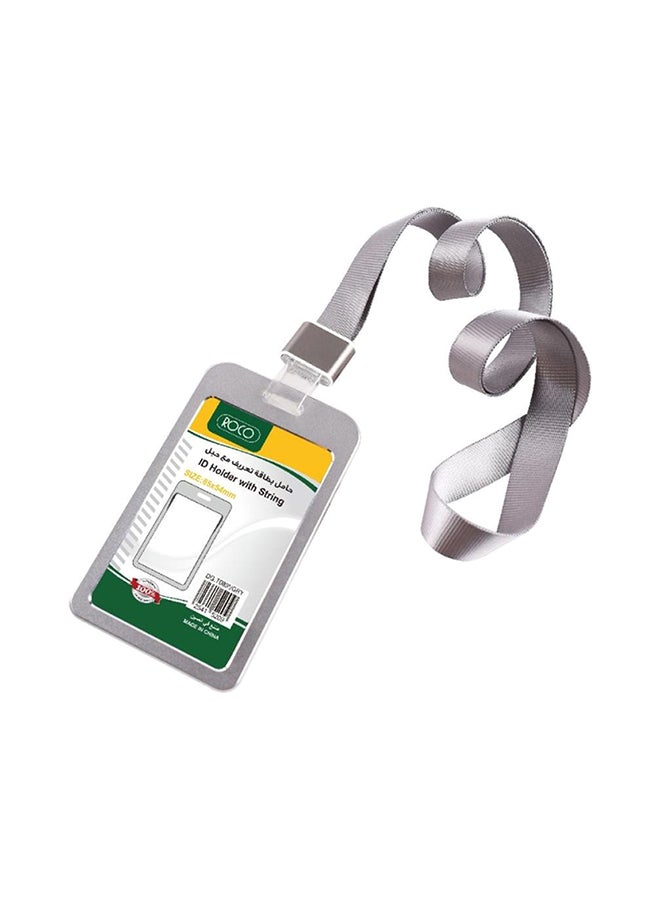 ROCO Lanyard ID Holder Grey - Image 1