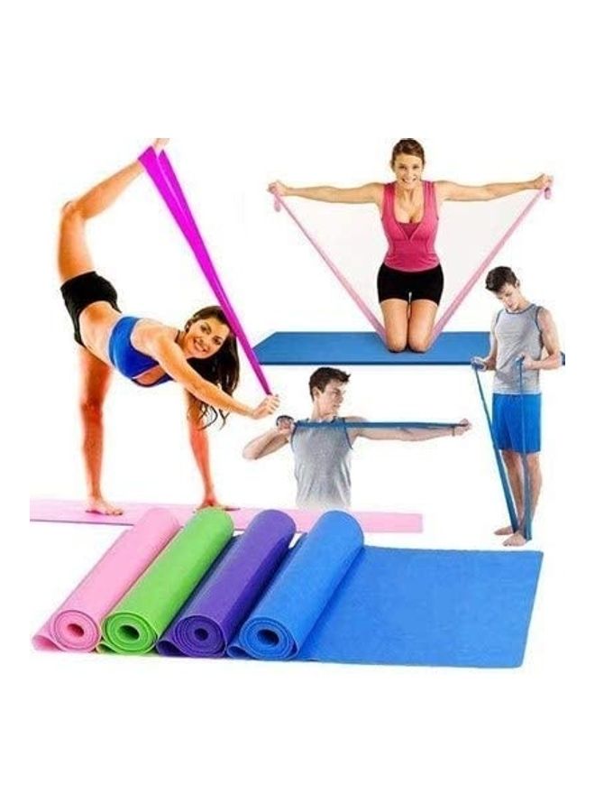نالاندا طقم أشرطة مطاطية لتمارين اللياقة البدنية مكون من 5 قطع 59بوصة - Image 4