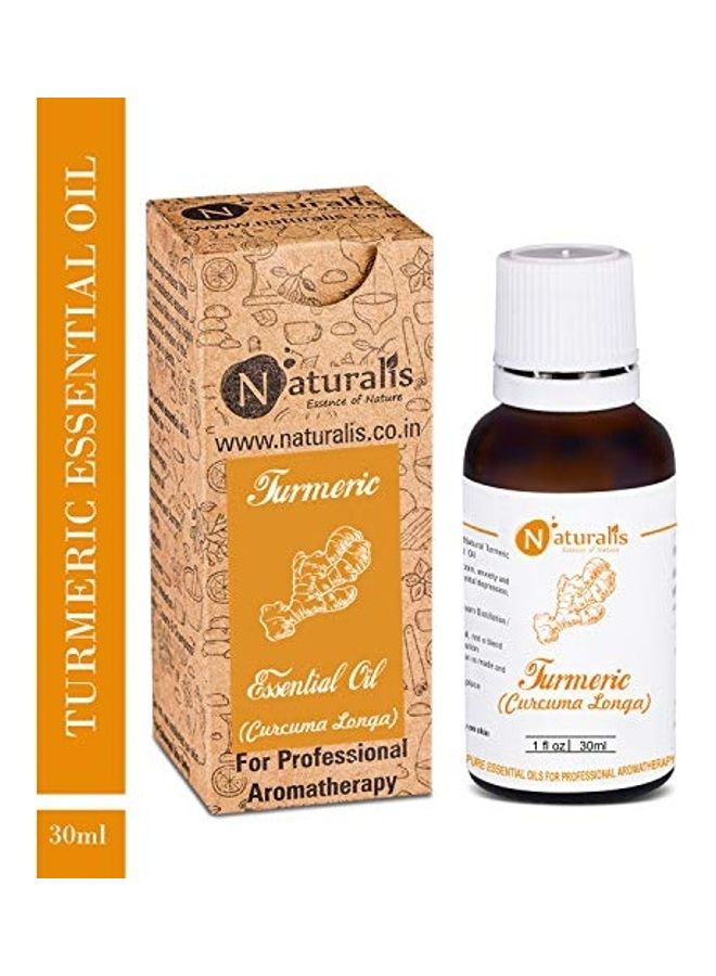 Naturalis Essence of Nature - 100% Undiluted Pure and Natural Turmeric Essential Oil For Skin White/Brown 30ml - Image 1