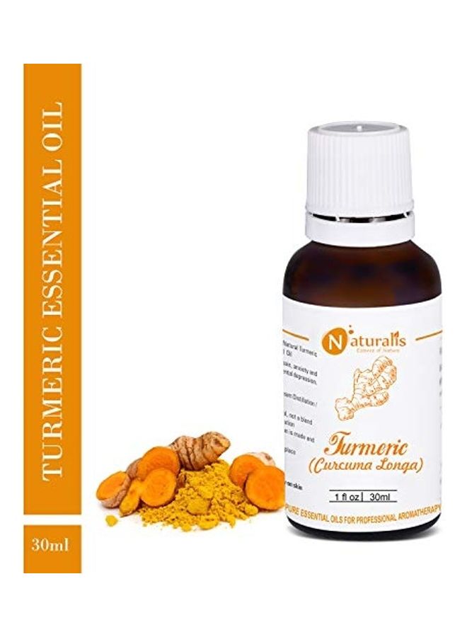 Naturalis Essence of Nature - 100% Undiluted Pure and Natural Turmeric Essential Oil For Skin White/Brown 30ml - Image 1