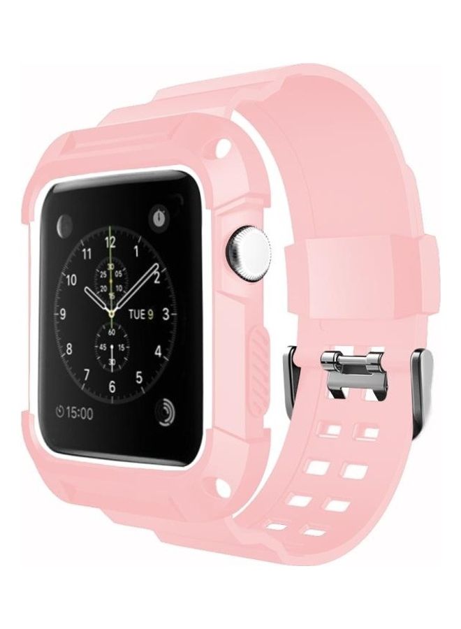 BGM Replacement Strap For Apple Watch Series 3/2/1 Pink - Image 2