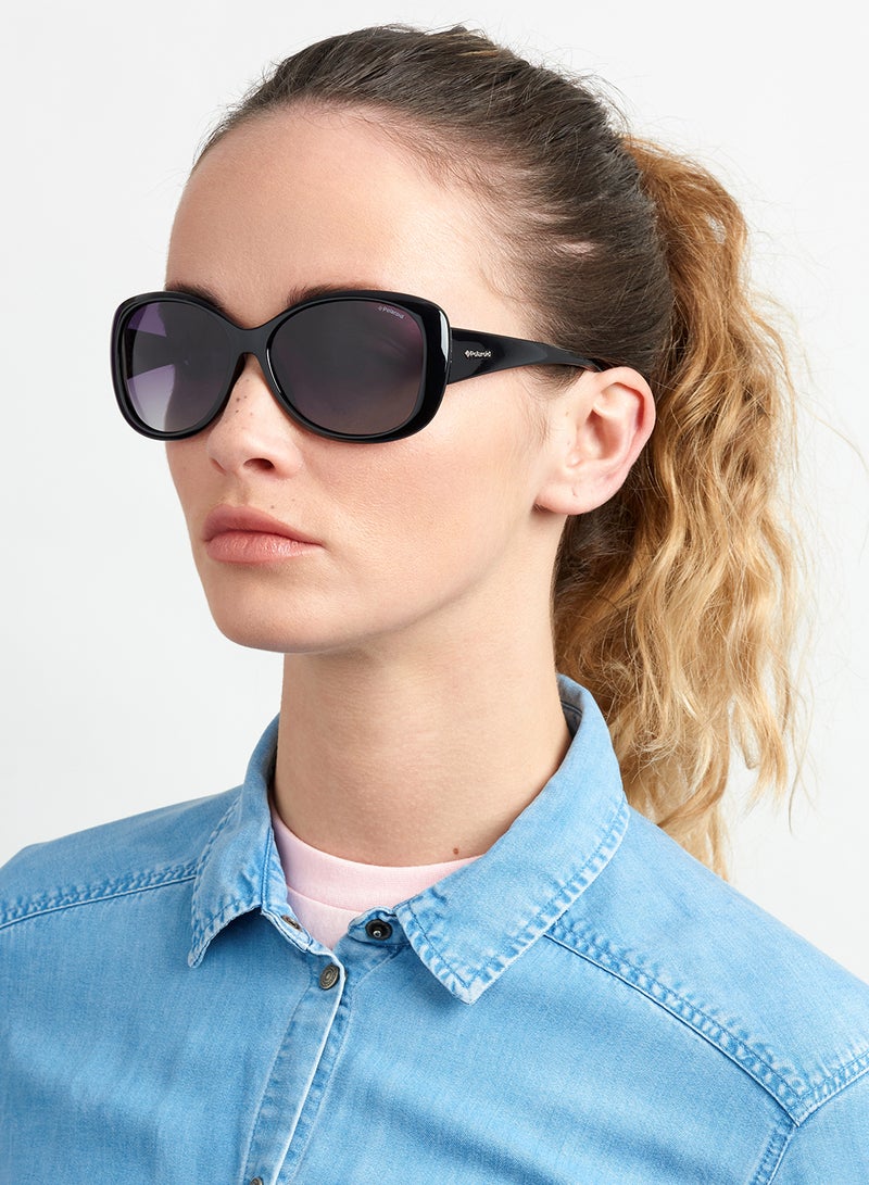 Polaroid Women's Rectangular Sunglasses 217290 - Image 3