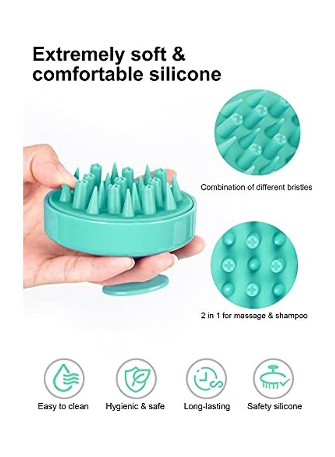 هيتا فرشاة مدلكة لفروة الرأس أخضر - Image 1