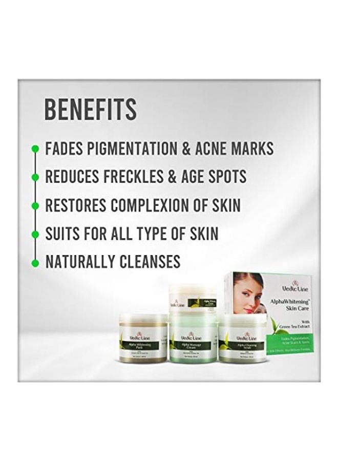 Vedicline Alpha Whitening Skin Care Facial Kit Multicolour 350ml - Image 4