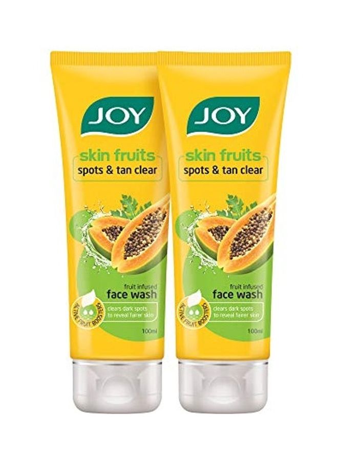 JOY Skin Fruits Spots And Tan Clear Face Wash Multicolour 100ml - Image 1