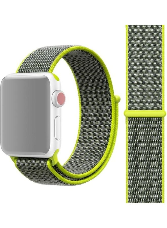 BGM Replacement Strap Watchband For Apple Watch Series 6/SE/5/4/3/2/1 38mm - 40mm Green/Grey - Image 1