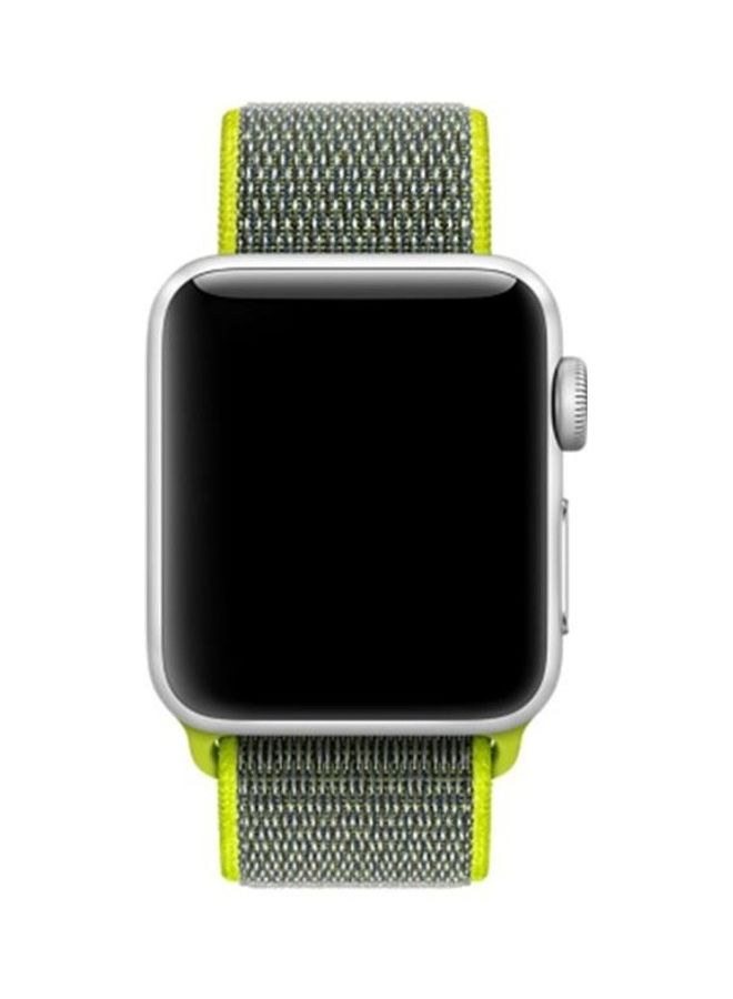BGM Replacement Strap Watchband For Apple Watch Series 6/SE/5/4/3/2/1 38mm - 40mm Green/Grey - Image 3