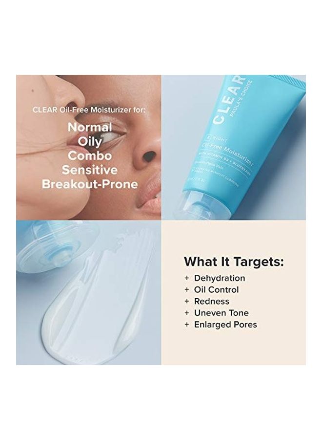 باولاز تشويس مرطب وجه كلير خفيف الوزن خالِ من الزيوت للبشرة المعرضة لحب الشباب أزرق 60ملليلتر - Image 4