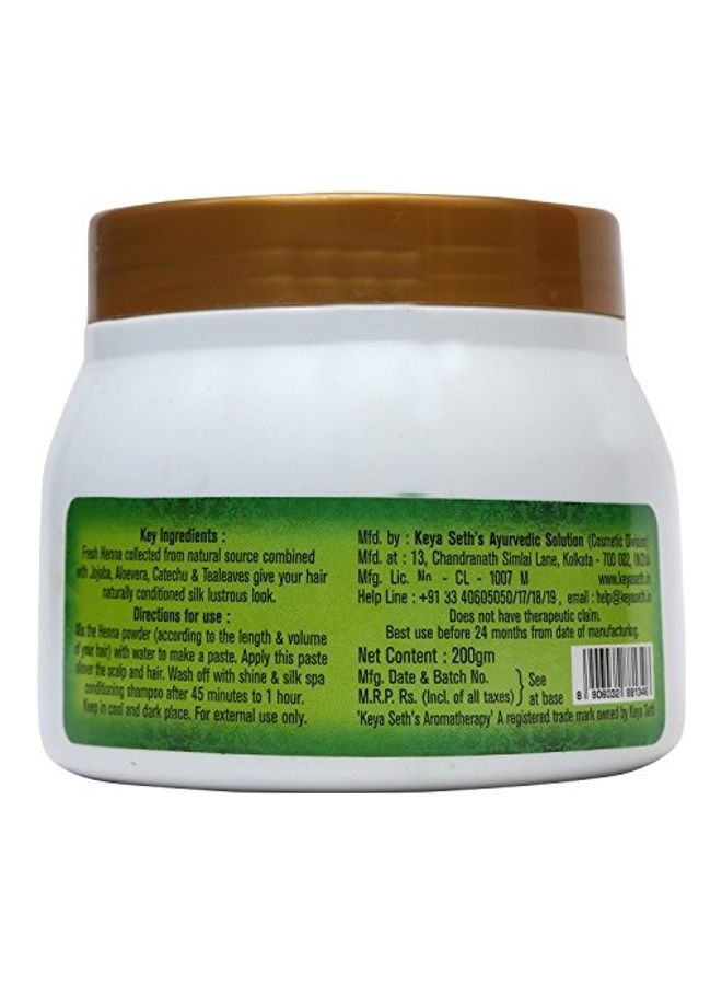 Keya Seth Aromatherapy Henna Herbal Hair Colour With Natural Conditioner Olive Green 200grams  - Image 2