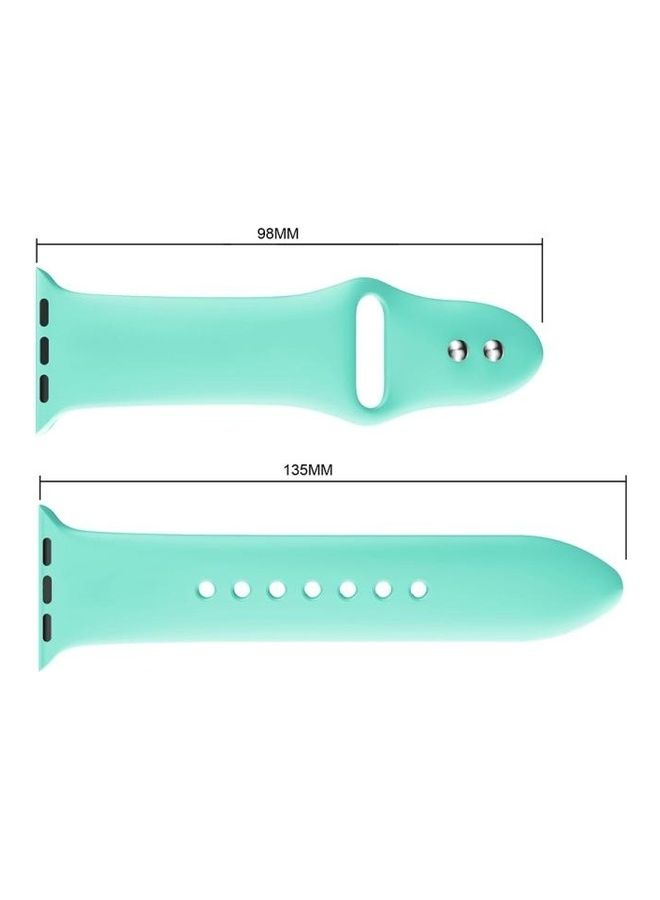 BGM Replacement Watch Band For Apple Watch Series 3/2/1 38mm Mint Green - Image 3