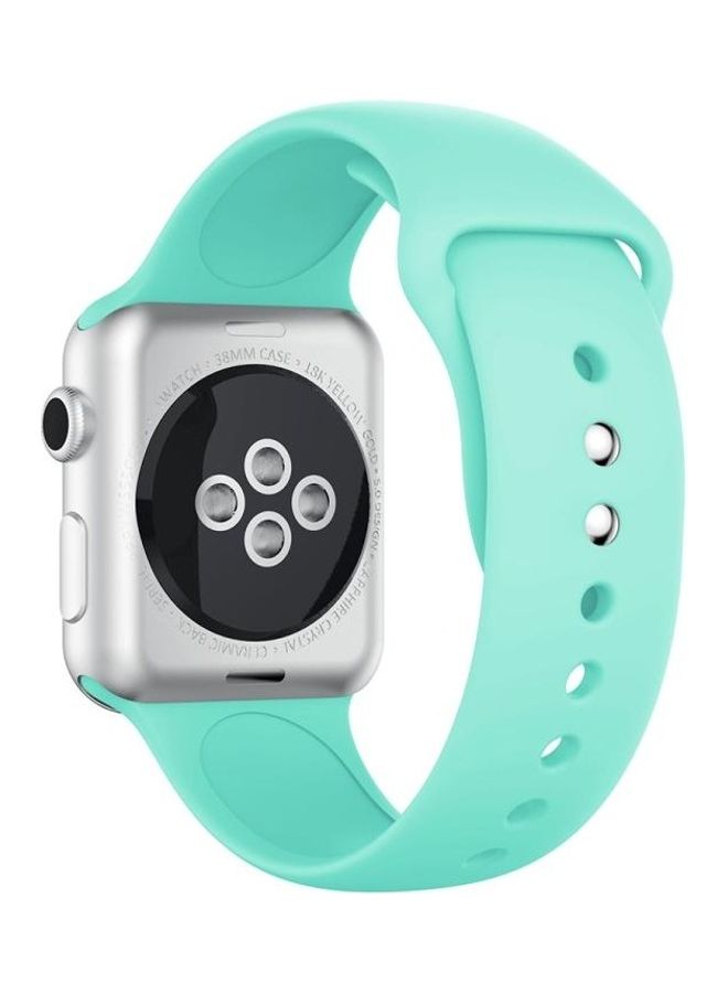 BGM Replacement Watch Band For Apple Watch Series 3/2/1 38mm Mint Green - Image 2