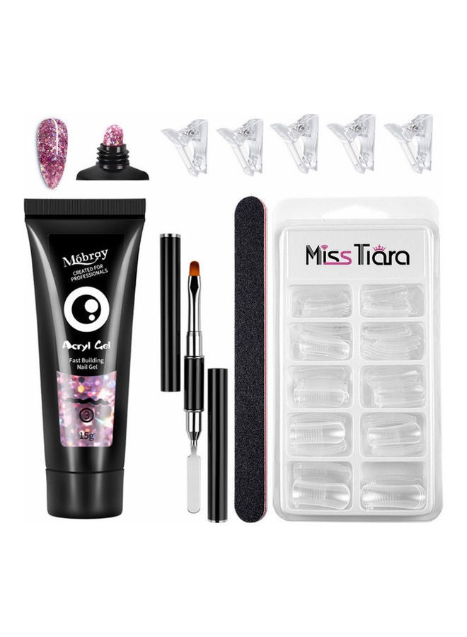MissTiara 9-Piece Nail Care Tool Kit Multicolour 