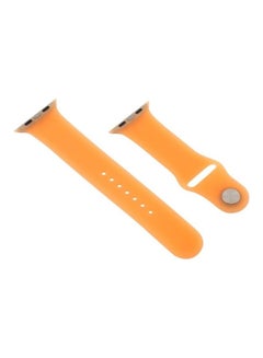 Replacement Wrist Strap Watchband For Apple Watch Series 5/4 44mm And 3/2/1 42mm Orange