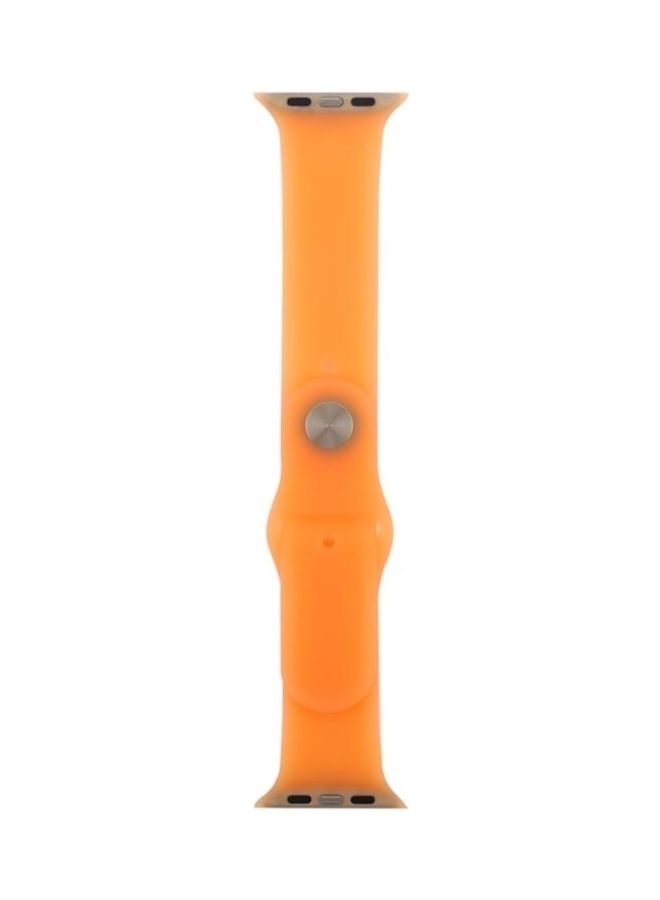 BGM - Replacement Wrist Strap Watchband For Apple Watch Series 5/4 44mm And 3/2/1 42mm Orange - Image 1