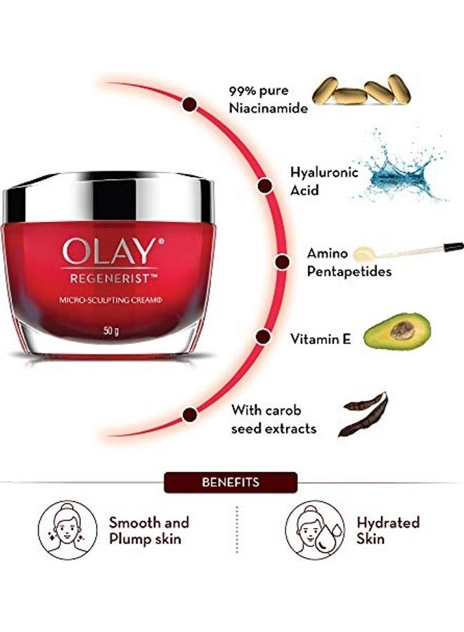 Olay Day Cream Regenerist Microsculpting Moisturizer Red 50grams - Image 5