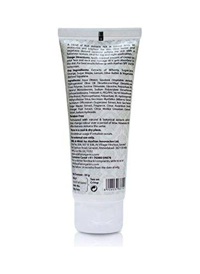 azafran Organics Day and Night Nourishing Creme Multicolour 50grams - Image 2