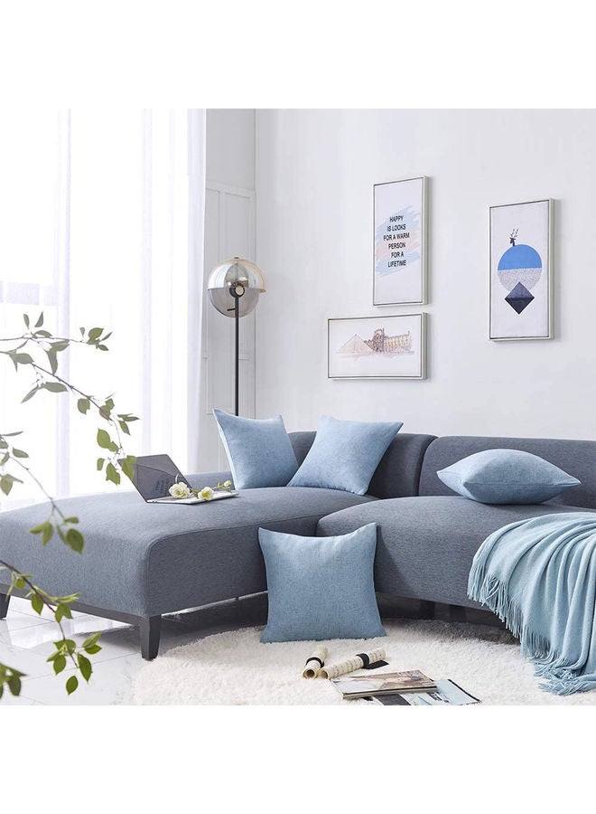 بينيفت طقم وسائد ديكور مكون من 4 قطع أزرق 40x40سم - Image 3