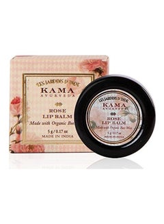 Kama Ayurveda Rose Lip Balm Pink 5grams  - Image 4