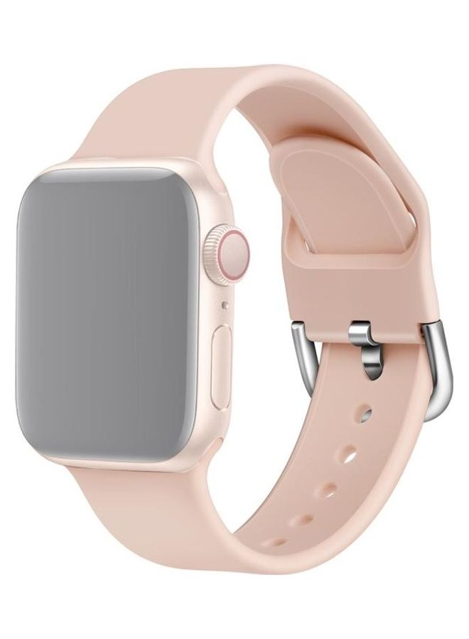BGM Silicone Replacement Wrist Strap Watchband Pink - Image 1