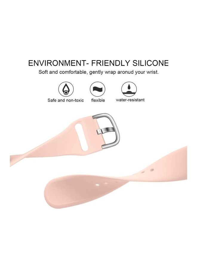 BGM Silicone Replacement Wrist Strap Watchband Pink - Image 3
