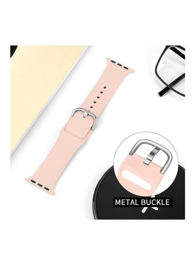 BGM Silicone Replacement Wrist Strap Watchband Pink - Image 5