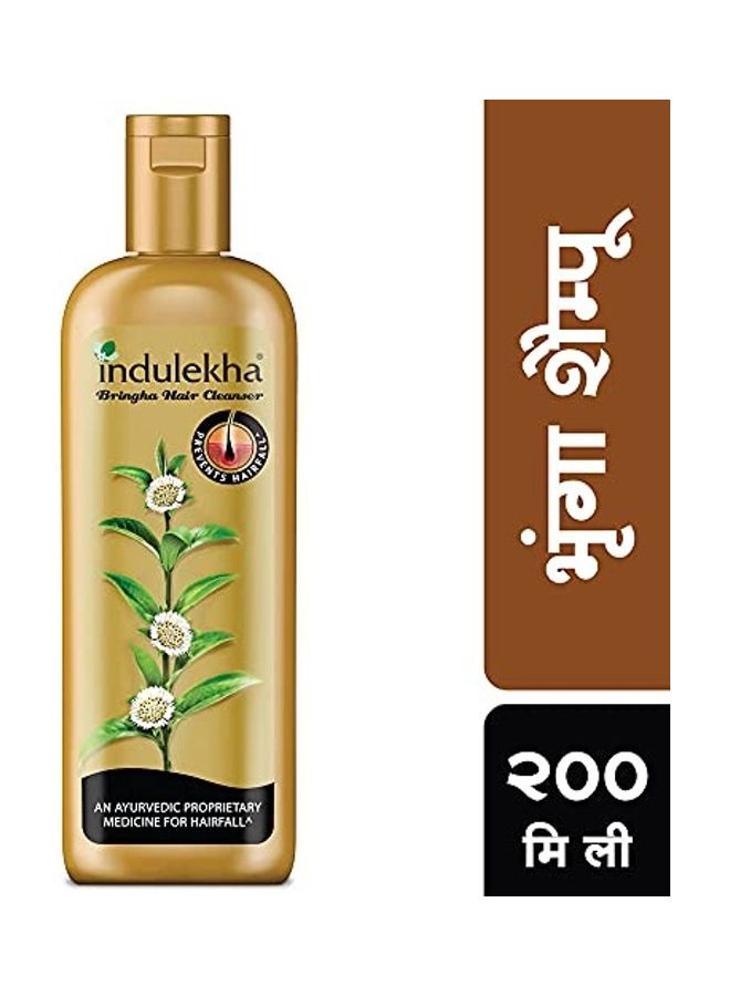 INDULEKHA Bringha Hair Cleaner Shampoo Golden 200ml - Image 2