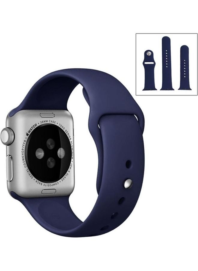 BGM Replacement Watchband For Apple Watch Series 40 mm Dark Blue - Image 1