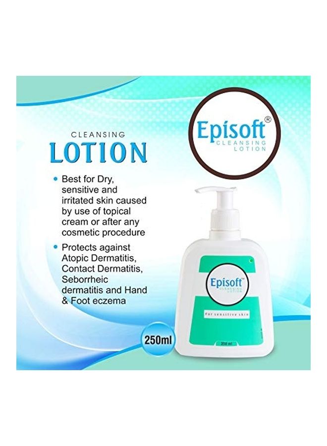 Episoft Cleansing Lotion For Sensitive & Dry Skin White 250ml  - Image 4